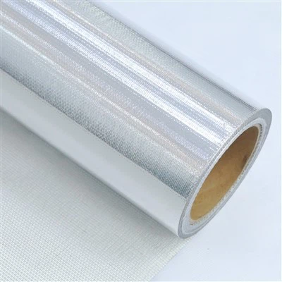Tissu ya fibre de verre stratifié na papier aluminium Pona ba Barrières ya isolation ya chaleur A6085